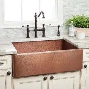 Heritage Copper Kitchen Sink Artisan Crafted Structure Enhancing Luxury Residential Hospitality And Restaurant Kitchen Spaces - Product Image 4