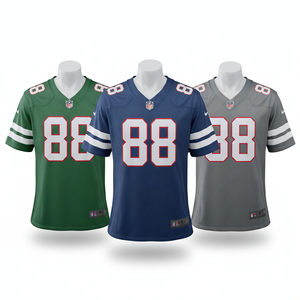 Maillot de football américain style NFL |   Nom et numéro personnalisés |   Vente en gros directe d'usine - Product Image 4