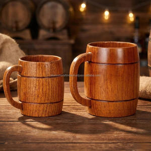 Mug à café en bois classique, produit d'exportation de haute qualité en provenance d'Inde, vaisselle artisanale intemporelle pour la maison - Product Image 5