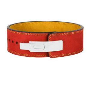 Cinturón de levantamiento de pesas de cuero, cinturón de powerlifting ajustable, soporte de levantamiento de fuerza para entrenamiento de gimnasio y fitness, para culturismo - Product Image 5