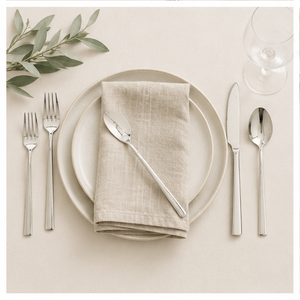 Ensemble de couverts en acier inoxydable, finition miroir de luxe, couverts modernes pour hôtel et banquet de mariage, ensemble de couverts haut de gamme en solde - Product Image 6