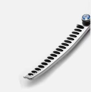 Tijeras de Peluquería Profesionales de Acero Inoxidable, Ligeras, Negras y Rojas, para Adelgazar el Cabello, para Uso en Salones de Belleza - Product Image 4