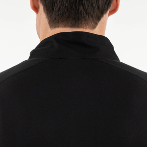 Sweat-shirt de golf pour homme, doublé polaire, coupe 1/4 zip, avec logo personnalisé, léger, coupe-vent, respirant, côtelé, idéal pour l'hiver - Product Image 5