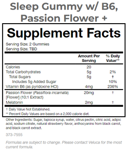 Suplementos Herbales Naturales para Dormir, Gomitas con Vitamina B6 y Flor de la Pasión para Aliviar el Estrés - Product Image 4