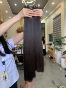 Superbe Chevelure Humaine Vietnamienne Remy Double Drawn, Tissage à Trame Unique, Lisse Comme un Os, Extension en Paquet, Douce, Lisse et Naturelle - Product Image 6