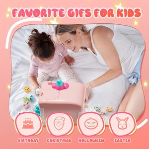 Máquina de garras con temática de unicornio 2026 para niños, mini máquina recreativa expendedora de juguetes, máquina de agarre de dulces con 10 huevos de Pascua - Product Image 5