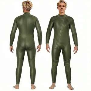 Customized High Quality Neoprene Unisex Full Bodysuit Skin Tight Jumpsuit Seamless Waterproof Swimwear Front Zipper - Product Image 6