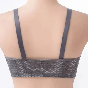 Drop Shipping Girls Fashion Simple Solid Color Comfort Push up Wireless Bra Women Seamless Bra Women Bra - Product Image 3