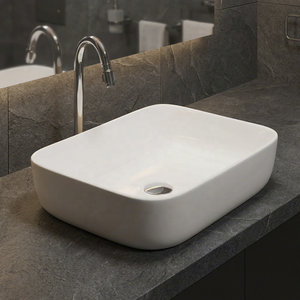 Vistaar High Quality Ceramic <b>Table</b> Top Wash Basin Modern Designer Sanitary Ware For Hospital Mall Villa Project Export - Product Image 2