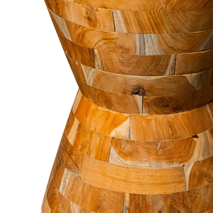 ARTERRA Luxury Handcrafted Eco-Friendly Teak <b>Root</b> Hourglass <b>Coffee</b> <b>Table</b>-Rustic Natural Grain Pattern Artisan Antique Living - Product Image 4