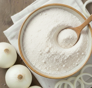 Hojuelas y Polvo de Cebolla Blanca Deshidratada 100% Pura de Primera Calidad, Grado Alimenticio, 24 Meses de Vida Útil, Mejor Precio - Product Image 1