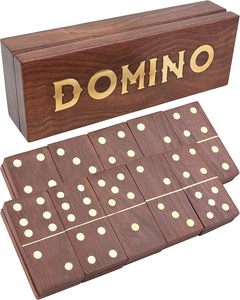 Ominoes et para duldults-Ino omino et para lasslassic ooard Ames-omominoes ououble 6 para amamily Ames AMES - Product Image 1