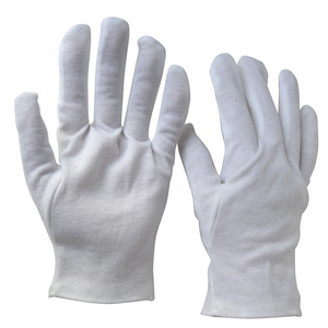 High Quality Heavy Duty Cotton Fabric <b>Gloves</b> for Industrial Safety Washable Construction Soft <b>Gloves</b> for Workers <b>Working</b> Use - Product Image 1