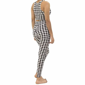 Conjunto de Yoga sin Tirantes con Cuello Alto para Mujer, Cintura Elástica, Secado Rápido, Transpirable, Sin Costuras, Spandex/Nylon, Ropa Deportiva Antibacteriana - Product Image 2