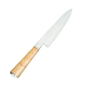 มีดเชฟทำครัวสแตนเลสมีดด้ามไม้มีดญี่ปุ่นงานแฮนด์เมดดีไซน์ใหม่พร้อมปลอกหนังแท้ - Product Image 5