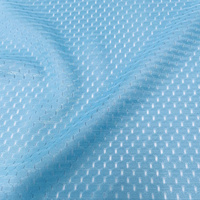 Tissu de maille de trou de polyester ultra léger 68D lisse respirant et durable pour la doublure et l'usure active