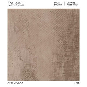 Carreaux de porcelaine 60x60 cm avec finition mate sculptée, créés pour un revêtement de sol texturé, une réflexion lumineuse contrôlée en profondeur et une esthétique raffinée. - Product Image 1