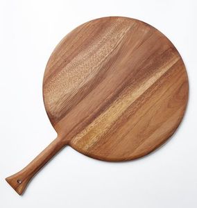 Tabla de cortar redonda de madera de acacia H a CRAFT, 100% ecológica, apta para lavavajillas, 1.5 cm de grosor - Product Image 3