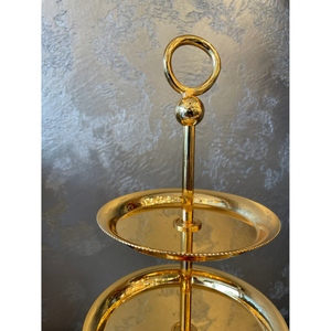 Support à gâteau en métal à hauteur réglable, 4 niveaux, design polyvalent, personnalisable pour la présentation de gâteaux lors de toute événement, y compris les réunions informelles - Product Image 1