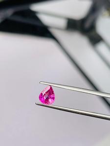 Saphir rose naturel d'origine Mozambique, 0,74 ct, taille poire, pierre précieuse non montée, certifiée, gemme précieuse de qualité supérieure, éclat premium pour bijoux - Product Image 3