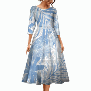 Ropa de Mujer, Vestidos de Noche, Estilo Tribal Polinesio con Tatuajes, Vestido Holgado, Ropa Casual de Calle, Vestidos Personalizados para Mujer - Product Image 5