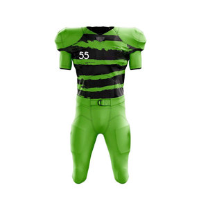 Jersey de Fútbol Americano Personalizable de Alta Calidad, Transpirable, 100% Poliéster, Antibacteriano, Logotipo Frontal, Secado Rápido, Mangas Cortas - Product Image 3