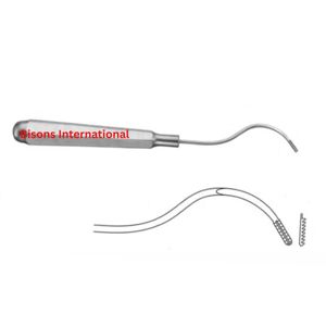 เครื่องมือผ่าตัดจมูกแบบแมนนวลคุณภาพสูงสำหรับขูดกระดูกอ่อนแบบ Anti-Helix ทำจากสแตนเลสอย่างดี สำหรับศัลยกรรมหู คอ จมูก - Product Image 2