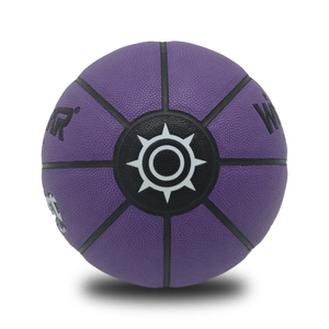 Ballon de basketball rose personnalisé de haute qualité avec logo sur mesure, taille 7, en fibre PU, fabriqué sur mesure pour l'entraînement - Product Image 3