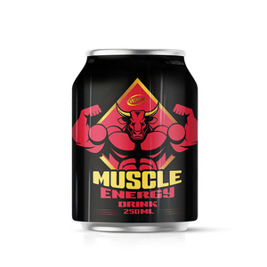 Refrescante bebida energética de 250ml con taurina y sabor afrutado OEM/ODM Etiqueta Privada - Product Image 2