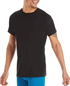 T-Shirt for Men Men's Cotton Blank Shirt Moisture-Wicking Crew Tee <b>Undershirts</b> T-shirt for men - Product Image 3