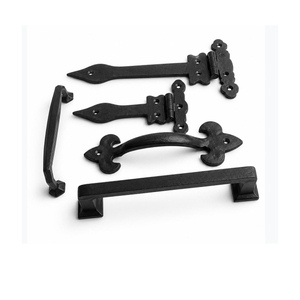 <b>Rustic</b> Cast Iron Letter Handle R P Furniture Pulls Durable Decorative Hardware - Product Image 3