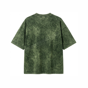 T-shirt vintage épais délavé à l'acide avec épaules tombantes pour femme, collection 2026 – Vente en gros - Product Image 3