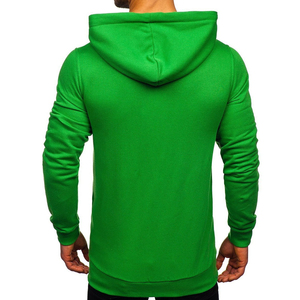 Sudaderas con capucha para hombre OEM de alta calidad, 100% algodón, ligeras, transpirables, con logo personalizado. - Product Image 3