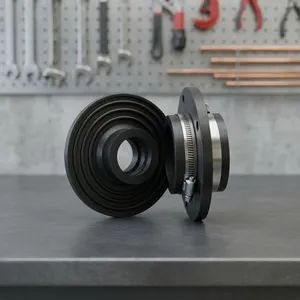 Bordures en caoutchouc EPDM avec colliers de serrage en acier inoxydable SS304, rondes selon l'application, 25 mm pour applications d'ingénierie - Product Image 4