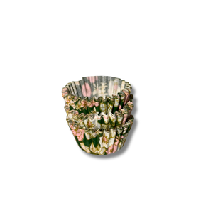 Rico's Green Floral Pattern Glassine Square Non-Stick Heat Resistant Food Grade 1000-Piece Baking Cupcake Wrapper Cake <b>Tool</b> - Product Image 4