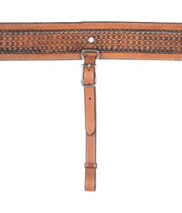 El logotipo personalizable más vendido de cuero duradero Western Horse Cinch Exportación mundial para carreras y equitación en La India - Product Image 2