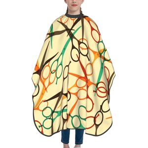 Cape de Salon pour Enfants Légère Imperméable Tissu de Coiffure Haute Qualité Vente en Gros Couleur Unique 2026 - Product Image 1