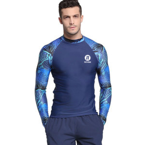 Nouvelle Arrivée - Rashguard Homme Personnalisable 100% Polyester Écologique Manches Longues Léger 180g Impression Numérique Coupe Flexible - Product Image 1