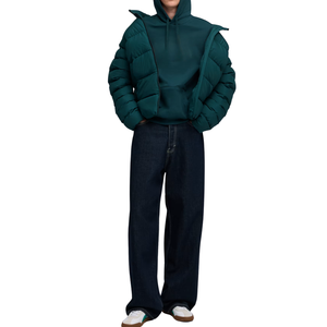 เสื้อสเวตเตอร์มีฮู้ดพิมพ์ลายผ้าฟลีซเนื้อนุ่มสำหรับผู้ชายเสื้อกันหนาวมีฮู้ดแขนยาวมีฮู้ดลำลองสวมใส่สบายปรับสีได้สำหรับฤดูหนาว - Product Image 5