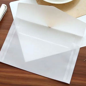 Custom White Paper <b>Envelopes</b> Premium <b>Gift</b> Card Invitation <b>Envelope</b> Business Stationery Packaging Wholesale - Product Image 4