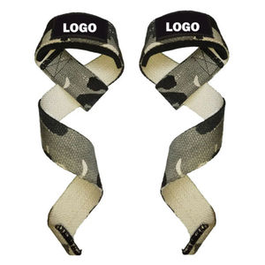 สายรัดยกน้ำหนักคุณภาพสูง ระบายอากาศได้ดี ผลิตจากผ้าฝ้ายลายพราง ปรับได้ สำหรับยกน้ำหนัก ออกกำลังกาย ป้องกันการบาดเจ็บ พร้อมโลโก้ที่ปรับแต่งได้ - Product Image 4