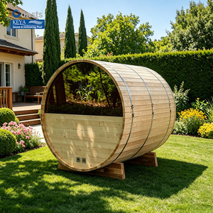 Sauna extérieur certifié CE, norme européenne, avec véranda |   Smart WiFi |   Haute efficacité énergétique pour les centres de <span class=keywords><strong>spa</strong></span> néerlandais - Product Image 1
