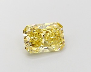 Diamant Jaune Intense Fantaisie de 1,54 Carat, Pureté VS1, Polissage EX, CVD, Pierre Précieuse Jaune Brillante Cultivée en Laboratoire, pour Bijoux - Product Image 1