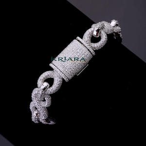 <b>Indian</b> Supplier Chain Bracelet 925 <b>Silver</b> Rhodium Plated Elegant Fashion Jewelry For Women Available At Wholesale Price - Product Image 3