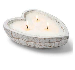 Cuenco de madera rústico vintage para velas, ideal para el hogar, bodas, eventos, regalos, decoración de mesa y restaurantes/cafeterías. - Product Image 1