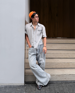 เสื้อเชิ้ตแขนสั้นลำลองผู้ชาย GUPO SWEET HOME ลายสก็อตคลาสสิก ปกคอพับ ระบายอากาศได้ดี เป็นมิตรกับสิ่งแวดล้อม แห้งเร็ว ODM - Product Image 6