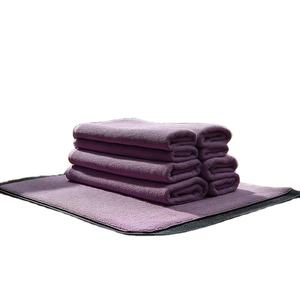 Serviettes à main en coton biologique écologique et serviettes de yoga Tissu durable léger et doux pour la peau absorbant la sueur à séchage rapide - Product Image 1