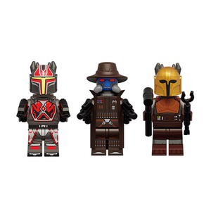 Ensemble de figurines de guerrier de science-fiction en blocs, en plastique ABS, compatibles avec les briques de construction XP558 XP559 XP560 - Product Image 3