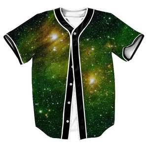 Maillot de baseball personnalisé pour homme à manches courtes avec impression 3D effet éclaboussures d'encre, respirant, style streetwear, t-shirt d'été 100% polyester - Product Image 6