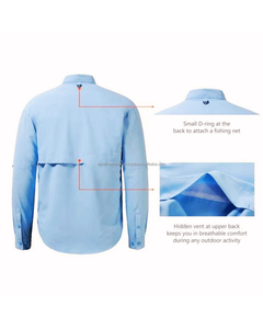 Vêtements de pêche unisexes pour adultes, anti-UV, imprimés, à séchage rapide, respirants, imperméables, avec mélange de spandex, 100% polyester - Product Image 4